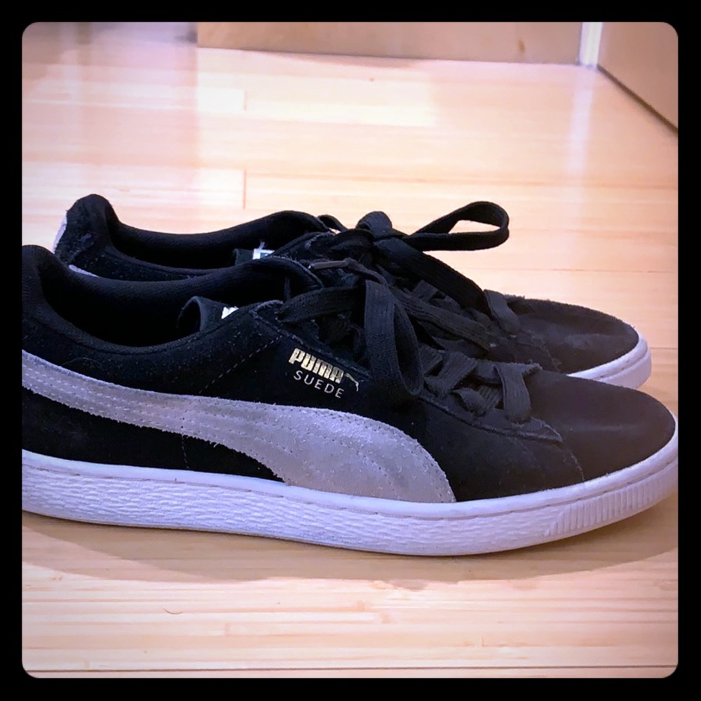 Black Puma Suede Sneakers